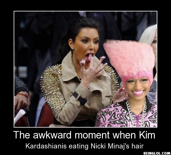 The Awkward Moment When Kim Kardashianis...