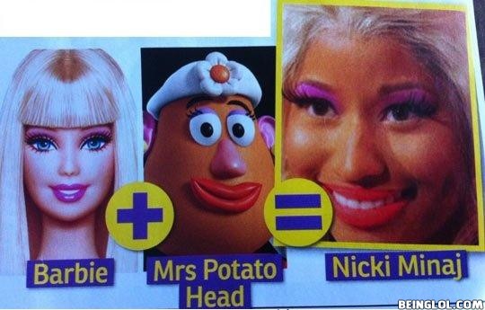 Barbie + Mrs Patato Head =?