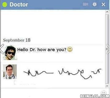 Hello Dr. How Are You?