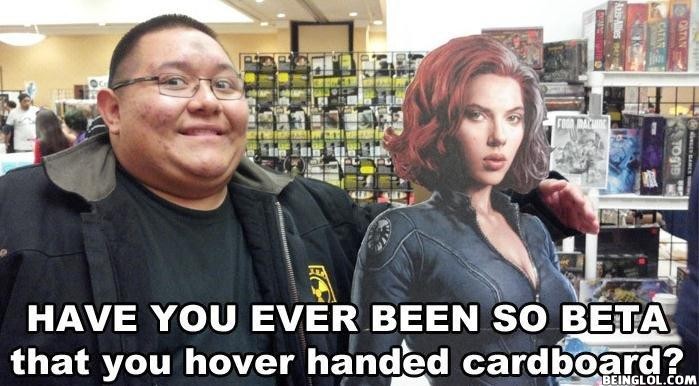 You Hover Handed Cardboard !