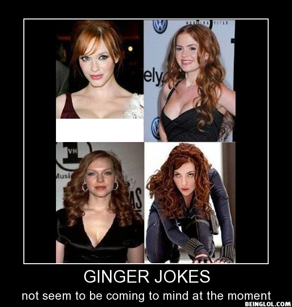 Ginger Jokes It’s Not Possible