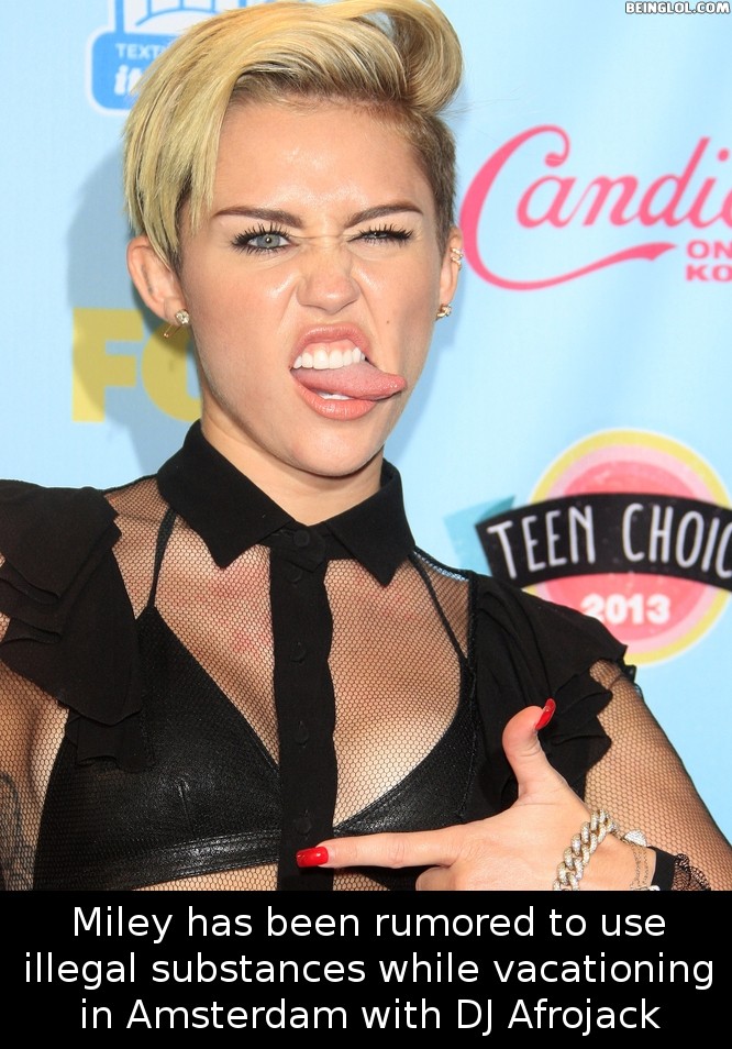 Did You Know That Miley Cyrus Has Been Rumored to Use Illegal Substances While…