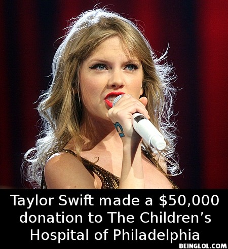 Did You Know That Taylor Swift Made a $50,000 Donation to the Children's …