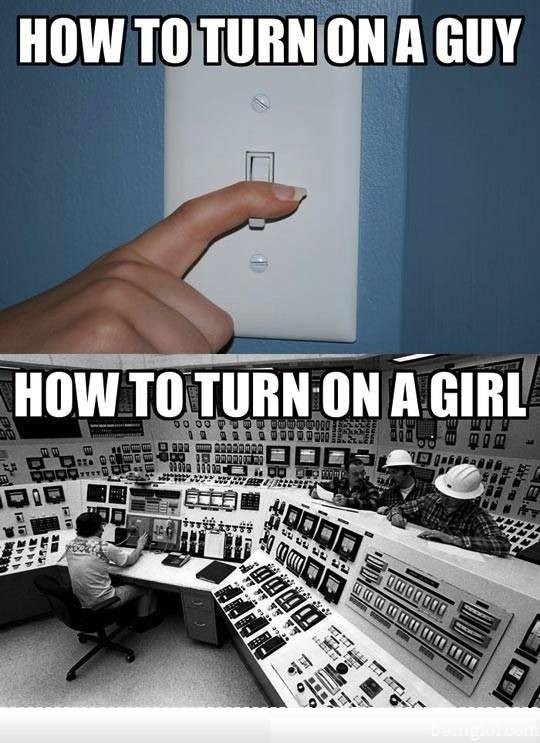 How to Turn On a Woman Vs a Man