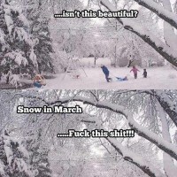 Snow In March