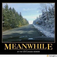 Meanwhile At Us-canada Border
