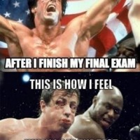 How I Feel After Final Exam !