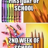 First Day Of School & 2nd Week Of School .