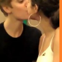 Justin Bieber And Selena Gomez Kiss