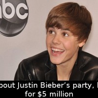 Did You Know That If You Talk About Justin Bieber’s Party, He’ll Sue You…