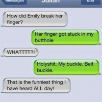 Emily Break Her Finger?