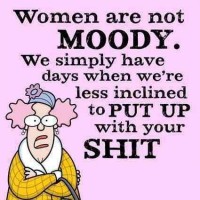 Women Are Not Moody