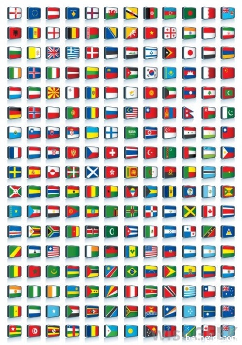 How many flags are in this picture?