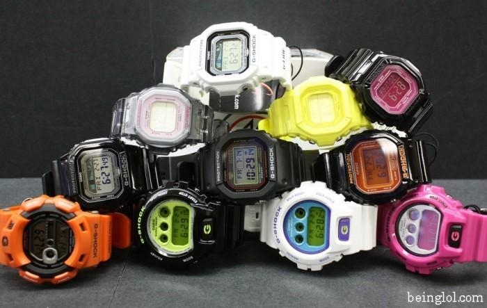 How many g shock watches are there?