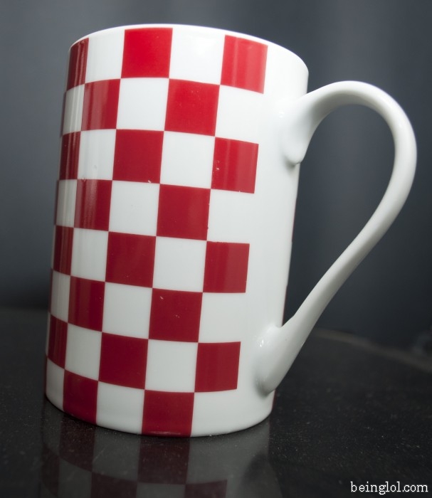 How Many Cubes In This Cup (both Red And White)?