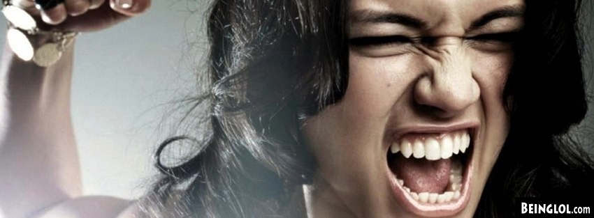 Angry Girl Facebook Covers