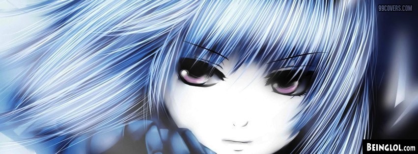 Anime Close Up Sadness Facebook Covers