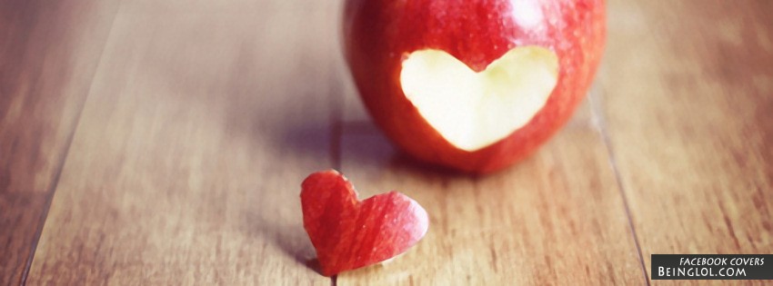 Apple Heart Facebook Covers