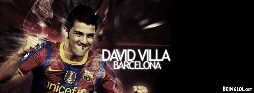 Barcelona David Villa Facebook Covers