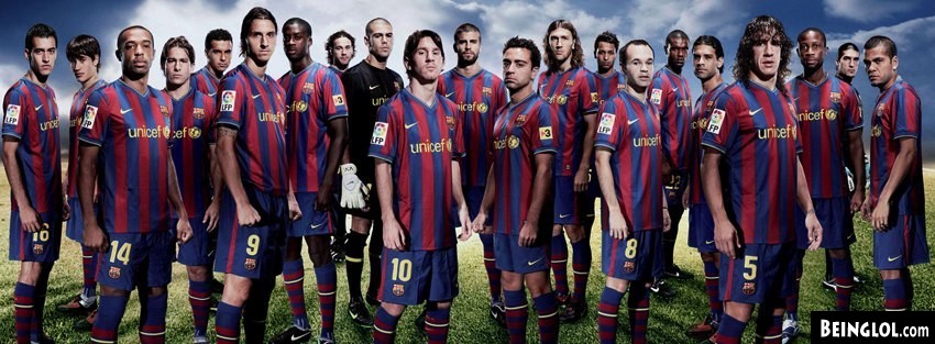 Barcelona Team Facebook Covers
