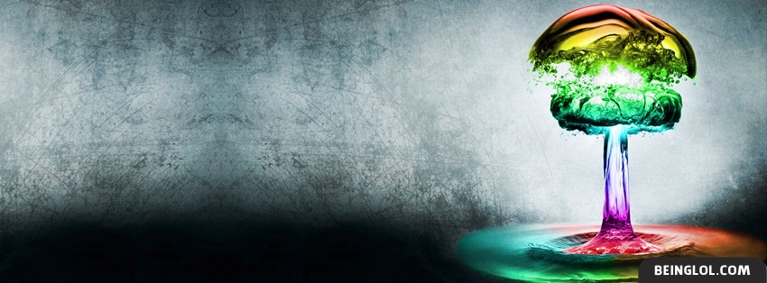Color Water Bomb Facebook Covers