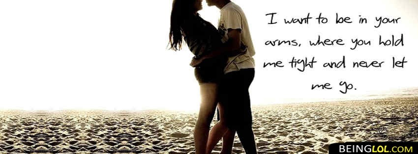 Cute Couple Quote Facebook Covers
