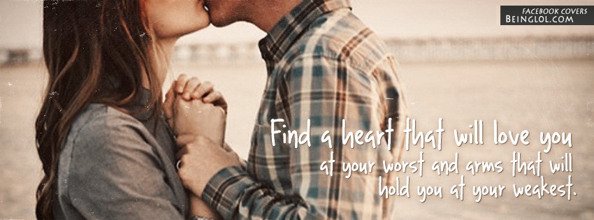 Find A Heart Facebook Covers