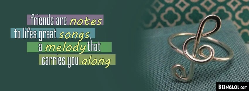 Friends Are Notes Facebook Covers