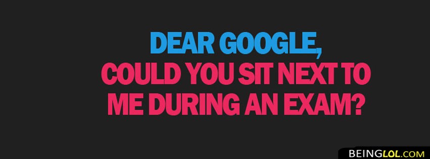 Funny Letter To Google Facebook Covers
