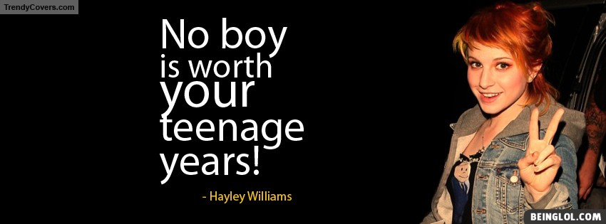 Hayley Williams Quote Facebook Covers