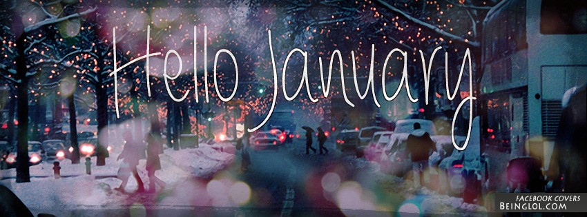 Hello January Facebook Covers