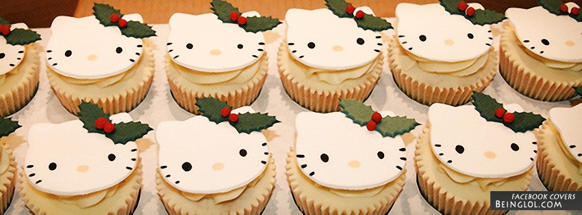 Hello Kitty Cupcakes Facebook Covers