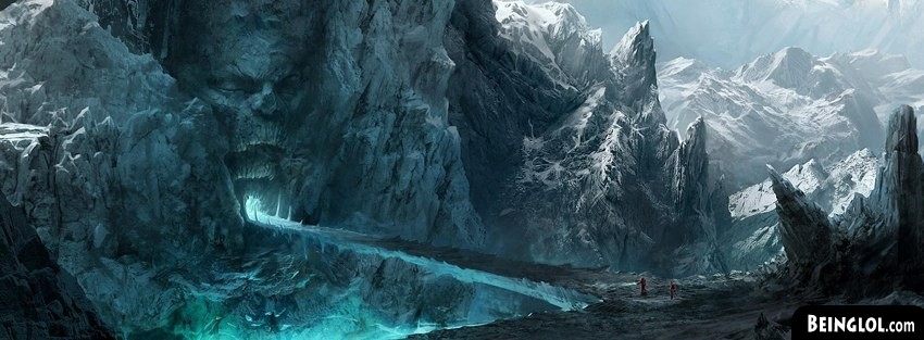 Ice Mountains Fantasy Art Facebook Covers