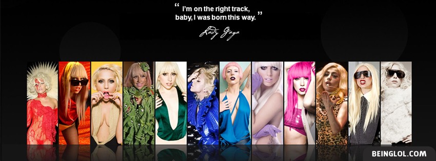 Lady Gaga Panels Facebook Covers