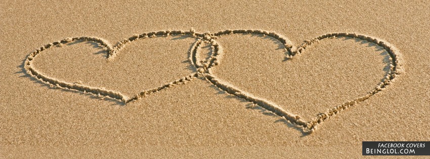 Love In The Sand Facebook Covers