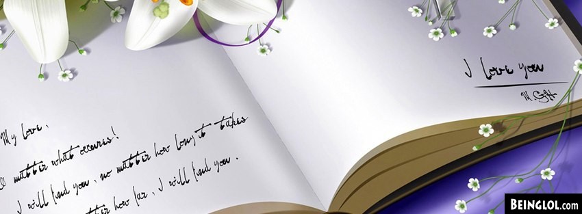 Love You Book Facebook Covers