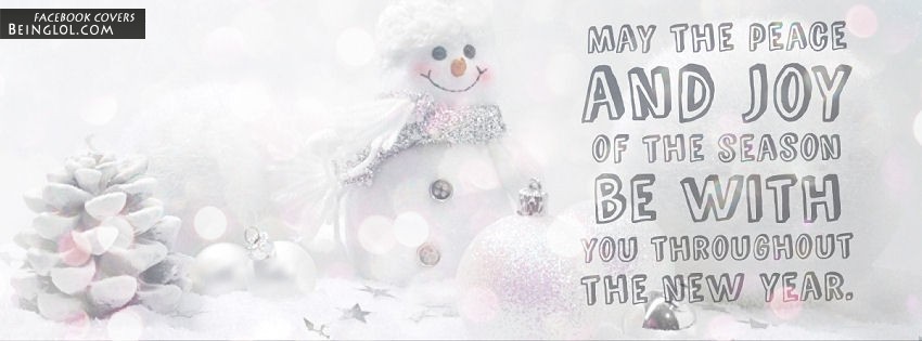 May The Peace And Joy Of The Season Facebook Covers