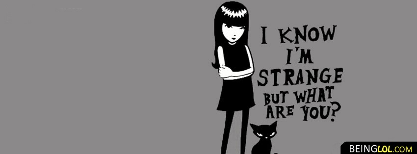 Mystery Girl Quote Facebook Covers
