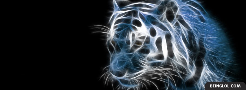 Neon Tiger Facebook Covers
