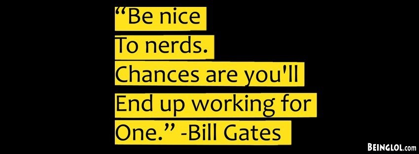 Nerd Typography Inspirational Text Quotes Facebook Covers