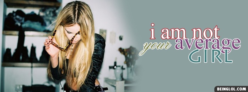 Not Your Avg Girl Facebook Covers