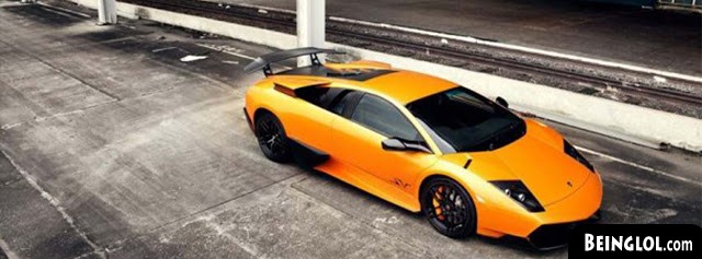 Orange Lamborghini Facebook Covers