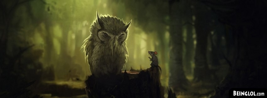 Owl And Mice Fantasy Art Facebook Covers