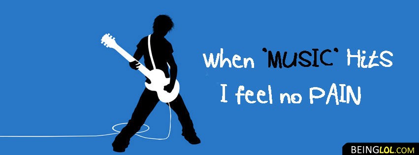 Sayings About Music Facebook Covers