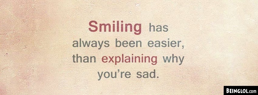Smiling When Sad