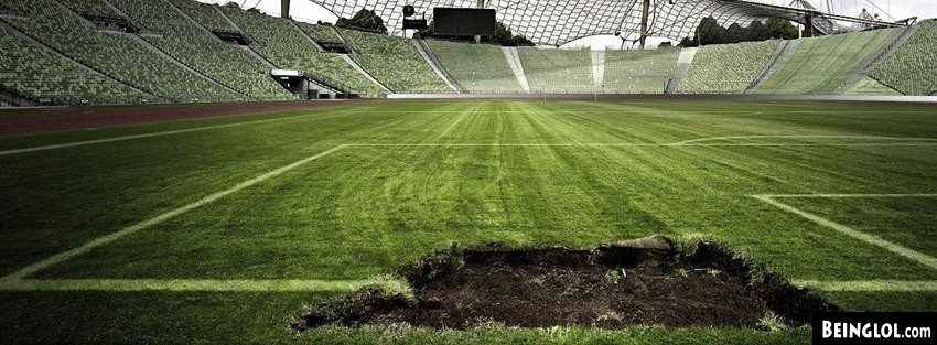 Soccer Stadium Ruined Grass