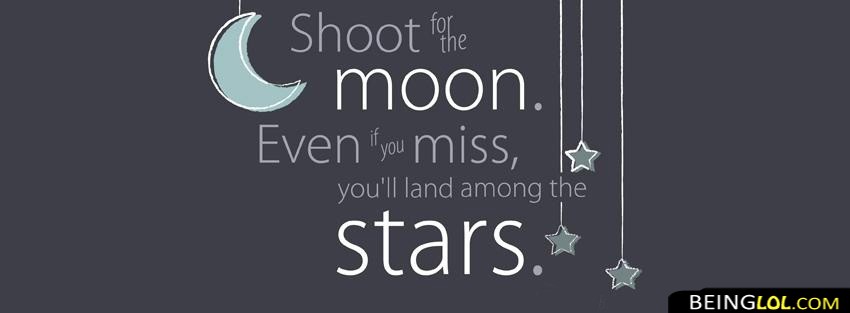 Stars Moon Quote Facebook Covers