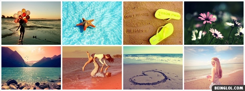 Summer Collage Facebook Covers