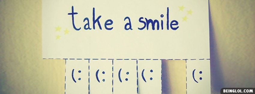 Take A Smile Facebook Covers