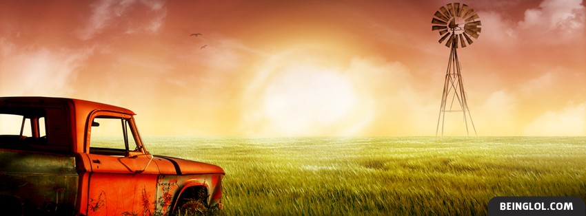 Truck In The Field Facebook Covers